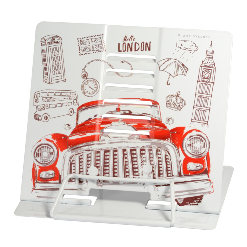 Подставка для книг цельн мет 22,5*21см BV 24-0005 красный авто Лондон