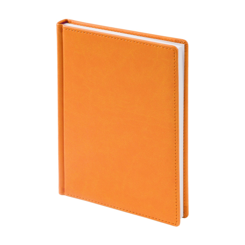 Ежедневник А5 к/з 136л Альт Velvet оранж 3-115/06