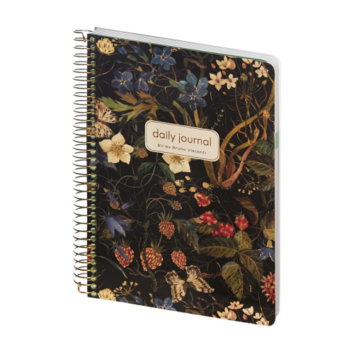 Ежедневник А5 т/о спираль 136л BV Лесные ягоды 3-701/12