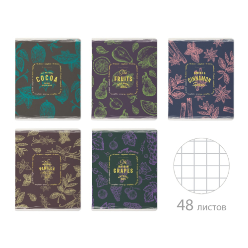 Тетрадь 48л рис СПЕЦИИ И ПРЯНОСТИ 7-48-1228 Альт