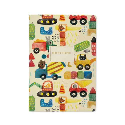 Тетрадь А5 40л Стройка Клетка 7-40-111 Bruno Visconti