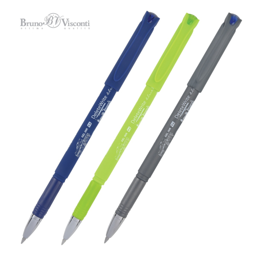 Ручка пиши-стирай BV DeleteWrite мальч Art Гоночные машины 20-0443 0.5мм син