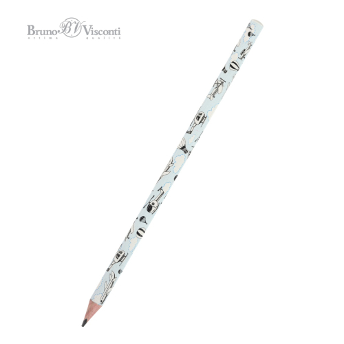 Карандаш ч/г BV Happy Graphix 21-0030/66 Самолетики Паттерн трехгран