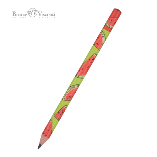 Карандаш ч/г BV Happy Graphix Jumbo 21-0062/14 Fresh Fruity Арбуз 4В
