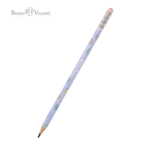Карандаш ч/г пластик BV ArtGraphix 21-0049/21 Zefir My sweet Пончики трехгран
