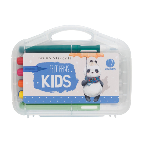 Фломастеры-кисточки 12цв BV 32-0046 Kidscolor пласт фут