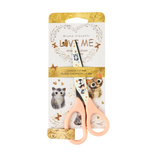 Ножницы 13,7см BV 60-0067 Love me с принтом