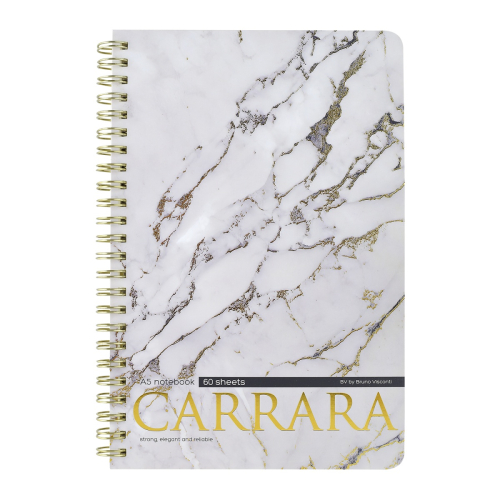 Тетрадь А5 т/о 60л спираль Carrara 7-60-201/25 BV