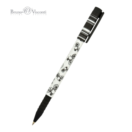 Ручка шар BV FunWrite мальч Велосипеды 20-0212/25 0.5мм син