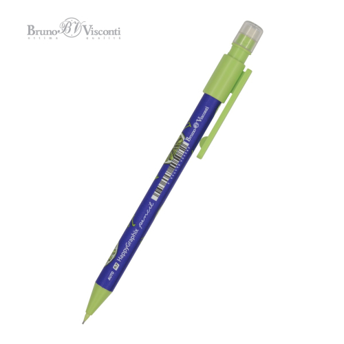 Карандаш мех рис 0,7мм BV HappyGraphix Fresh Fruity Лайм 21-0042/12 с ласт