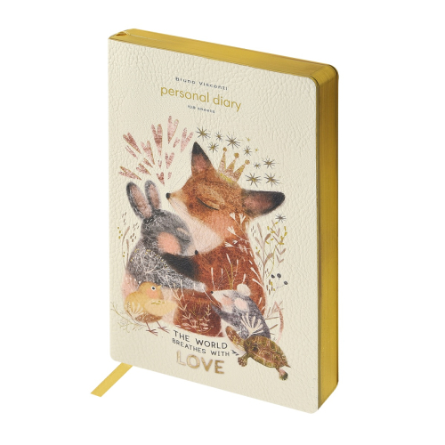 Ежедневник А5 к/з фотопеч гиб 128л BV Любовь Как Она Есть 3-743/08 тон бл зол срез