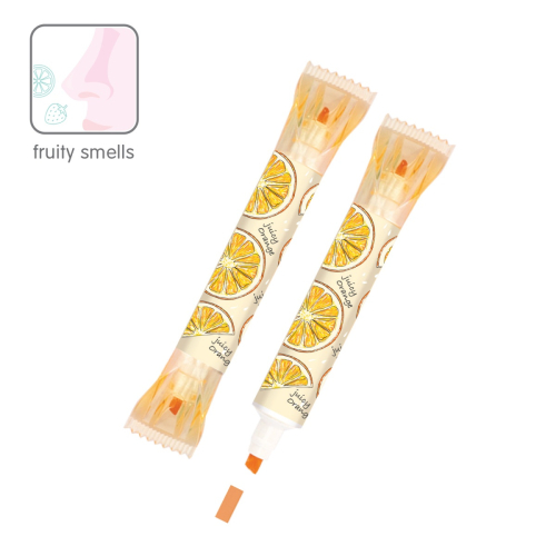 Маркер текстовой двустор 2мм/5мм круг/кос BV Tutti Frutti арома апельс 22-0144