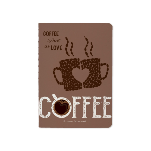 Записная книжка А6 м/о 32л BV Coffee as hot as love 7-32-001/20