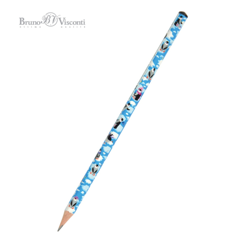 Карандаш ч/г BV Happy Graphix 21-0030/11 Пингвины