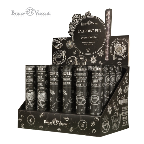 Ручка шар BV DreamWrite тубус Caffe Nero 20-0264/18 0,7мм син