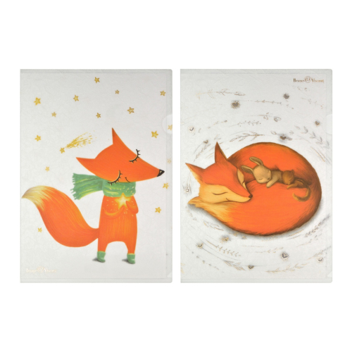 Уголок А4 рис Альт 14-038/03 Волшебные лисы