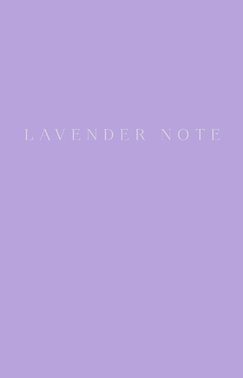 Lavender Note. Мои лавандовые мечты. Блокнот с цветными страницами (обложка на ткани)