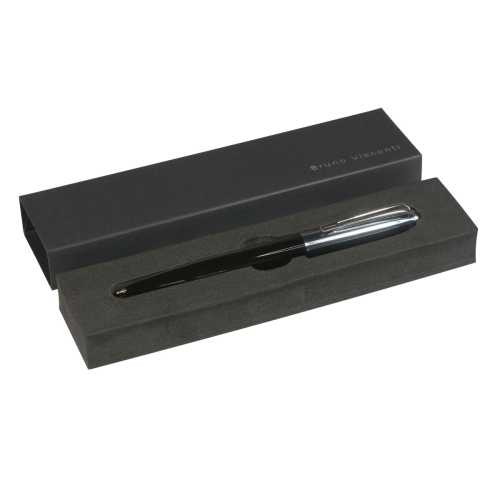 Ручка шар поворот BV Napoli футляр 20-0383-03/09 1мм син корпус черн серебро футляр карт черн