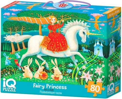 IQ Пазл с отличиями. 80 эл. Сказочная принцесса.