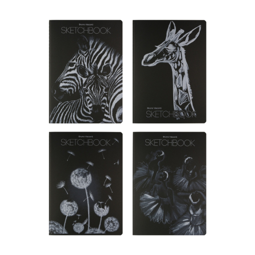 Скетчбук черн блок 179*250 60л сшивка 3-582/01 BV 80гр/м2