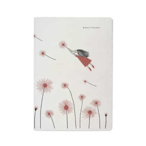 Тетрадь А5 40л Fly with dandelions 7-40-234  Bruno Visconti