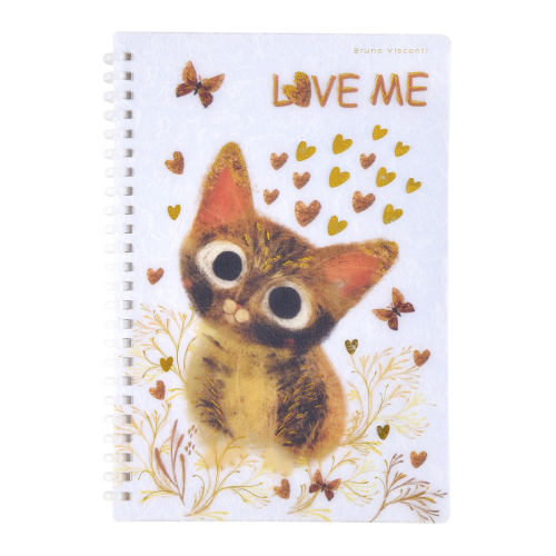 Тетрадь А5 пл/о 60л спираль силик Котики Делают Нас Счаст 7-60-1268/03 BV