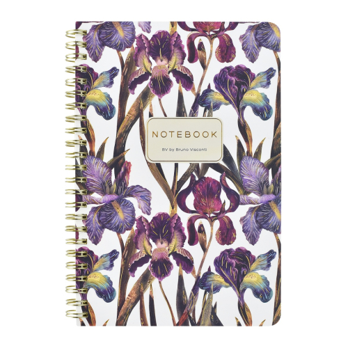 Тетрадь А5 т/о 60л спираль Ирисы 7-60-201/28 BV тон бл